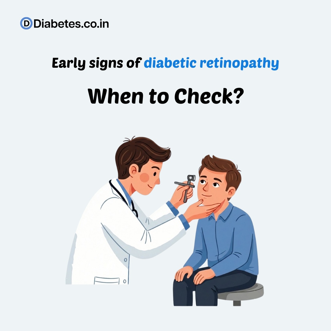 Early signs of diabetic retinopathy & how often you need eye check-ups (tests)