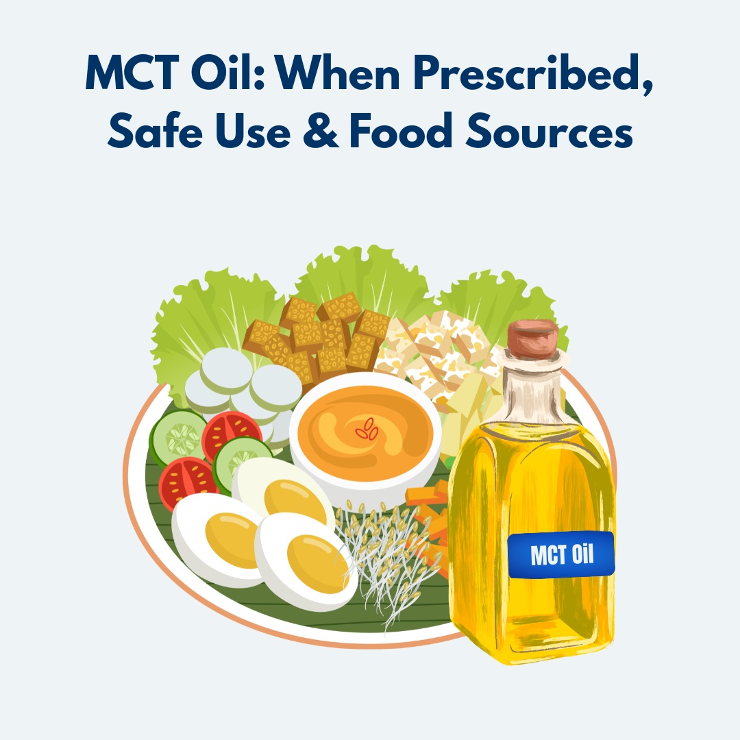 MCT Oil- When Prescribed, Safe Use & Food Sources image MCT Oil- When Prescribed, Safe Use & Food Sources image